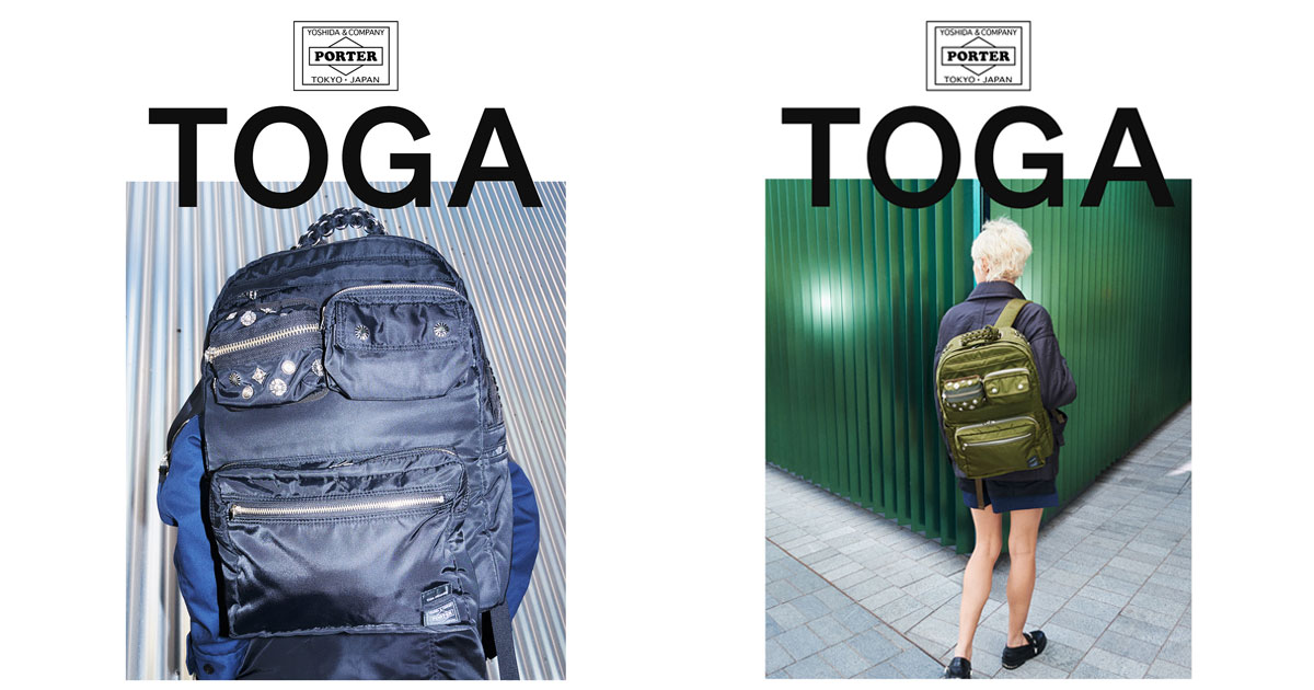 トーガ × ポーター」新作は“旅”がテーマ。人気のバックパックや初と 