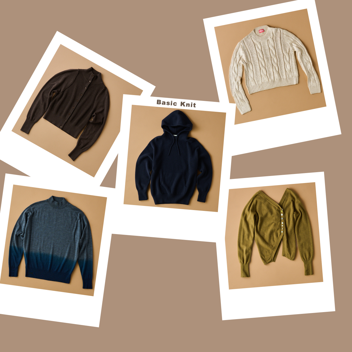 毎日のスタイリングに悩まない、頼れるベーシックカラー×ひと癖の【旬顔ニット】7選