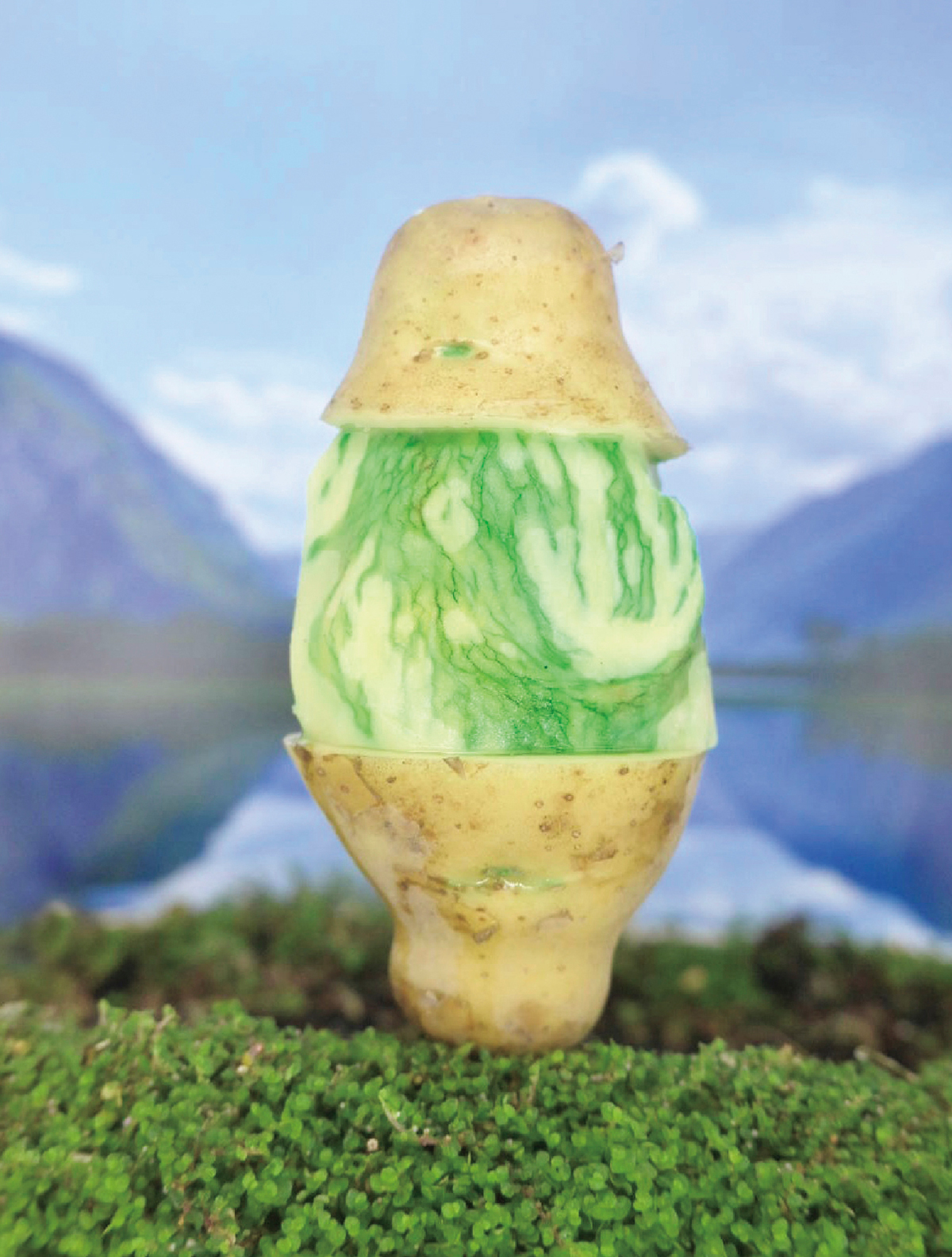 『怒ったイモ』「奥多摩のバーベキュー会場に着いてから、リスケになったことを知らされ、怒っているイモです」