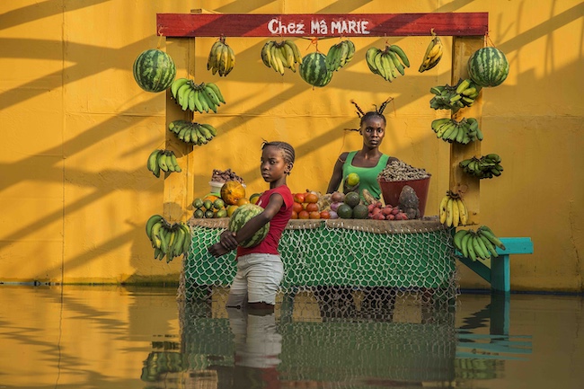 ボードワン・ムワンダ『Chez la marchande de légume』2020