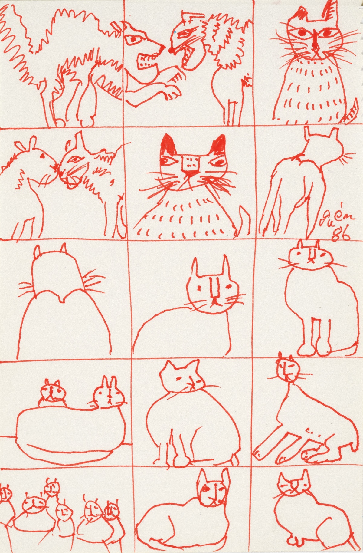 猪熊弦一郎 《題名不明》 1986年 丸亀市猪熊弦一郎現代美術館 ©The MIMOCA Foundation