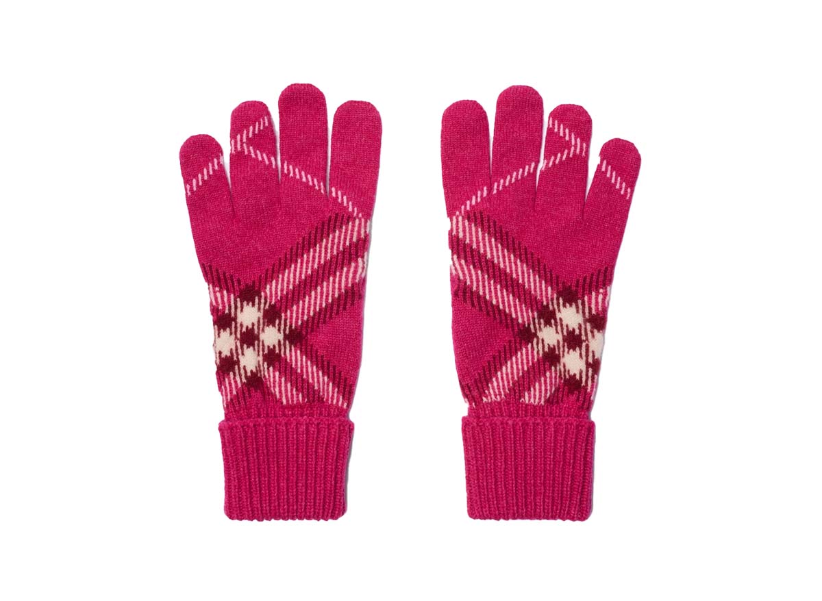 グローブ￥45,100／Burberry（バーバリー・ジャパン 0066-33-812819）