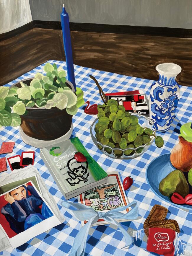  『una misma II』2024年 水彩／紙 100×70cm