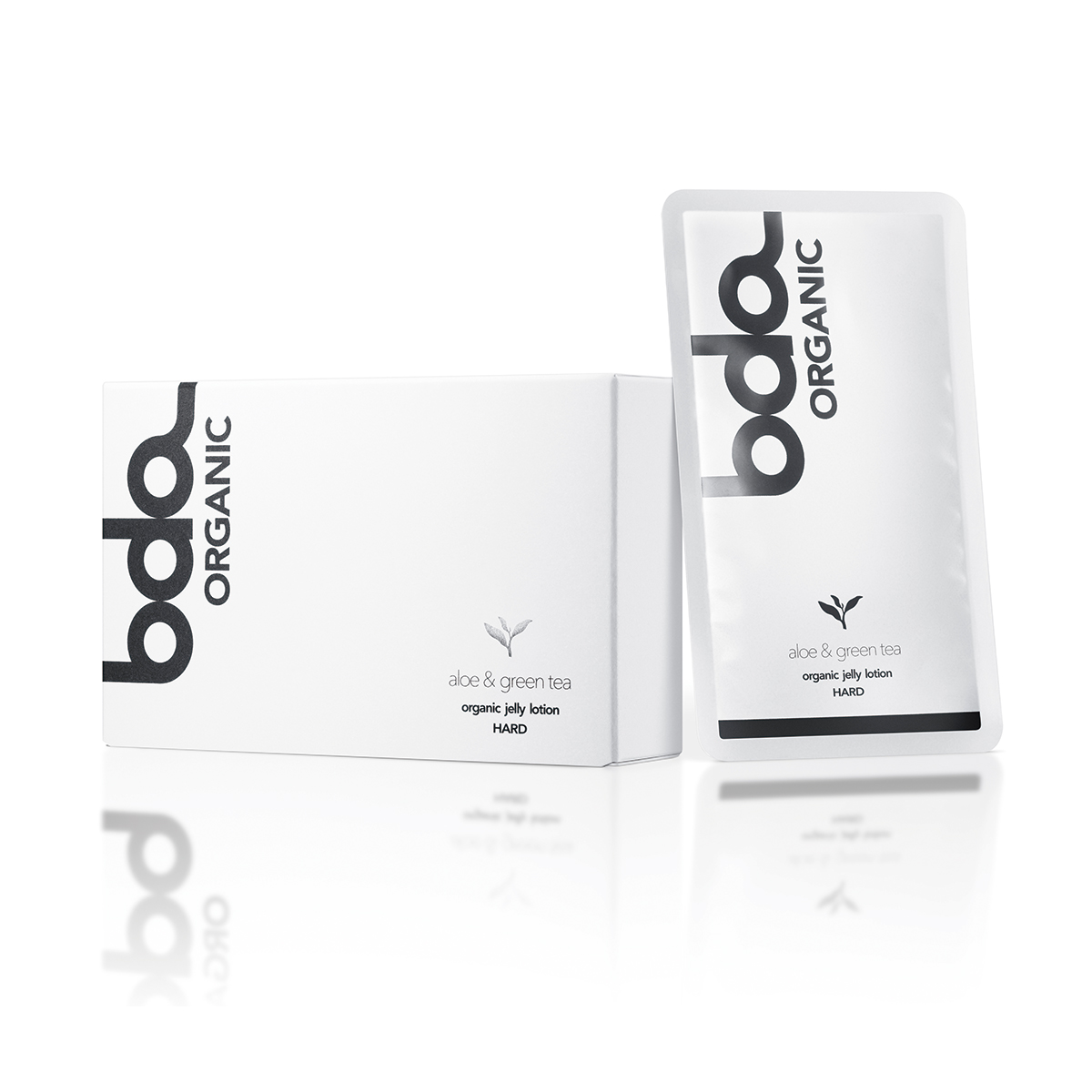 オーガニック ジェリーローション ハード アロエ＆グリーンティ〈カード型〉¥1,100／bda ORGANIC（たかくら新産業 0120-828-290）