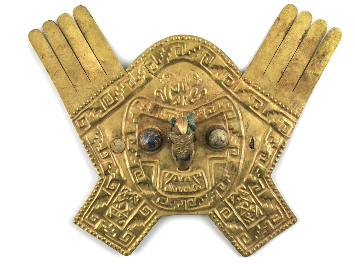 羽飾りが付いた頭飾り 西暦1100-1470年 ©MUSEO LARCO LIMA - PERU