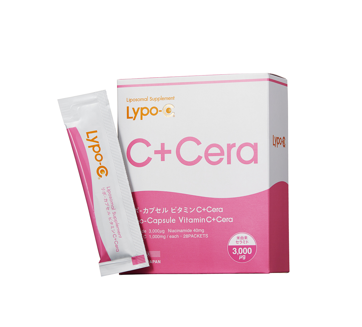 リポ・カプセル ビタミンC＋Cera　28包入 ￥13,460／Lypo-C（スピック）