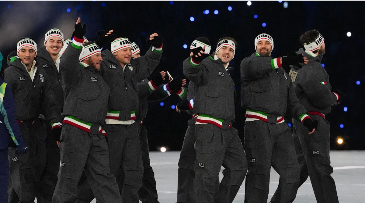 イタリア代表チームの公式ウェアは、2014年からEA7 エンポリオ アルマーニが手掛けている。Photo:Pagliaricci Coni