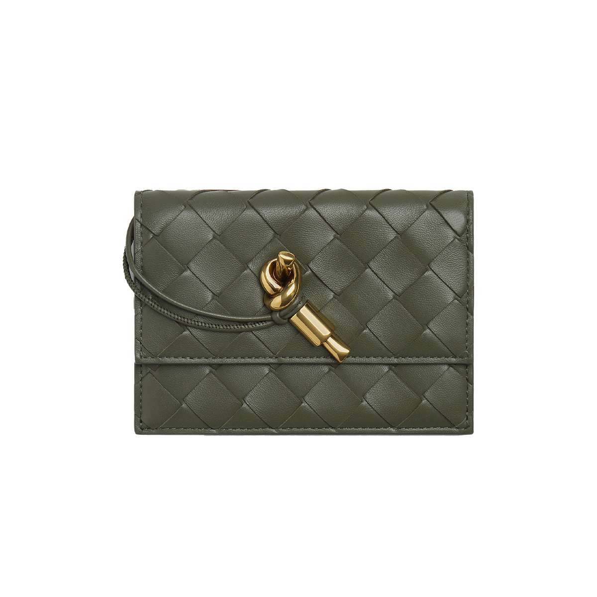 カードケース（W12.5×H8.6×D1cm）￥136,400／Bottega Veneta（ボッテガ・ヴェネタ ジャパン 0120-60-1966）