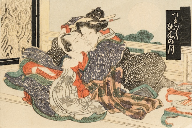 豆判春画/江戸時代後期/浦上蒼穹堂蔵