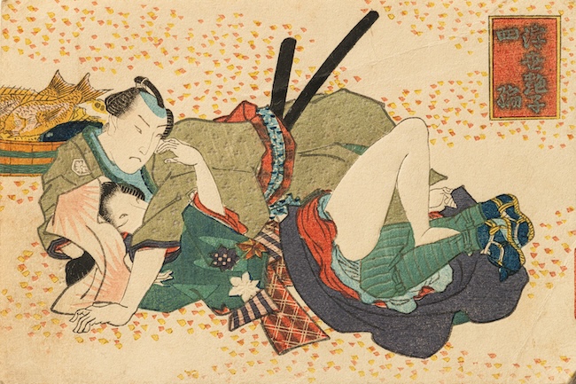 豆判春画/江戸時代後期/浦上蒼穹堂蔵