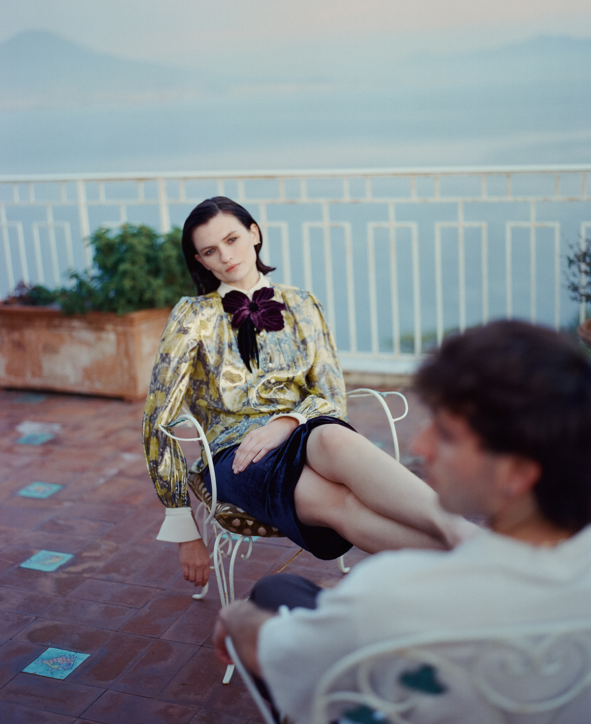 コサージュ付きブラウス　スカート ともに参考商品／Valentino（ヴァレンティノ インフォメーションデスク）