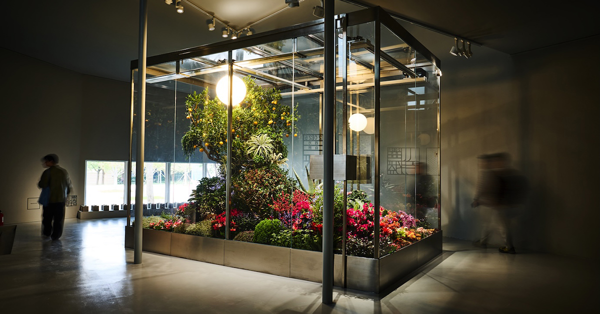 フラワーアーティスト東信の個展「四方自然 ― Square Nature」@上海