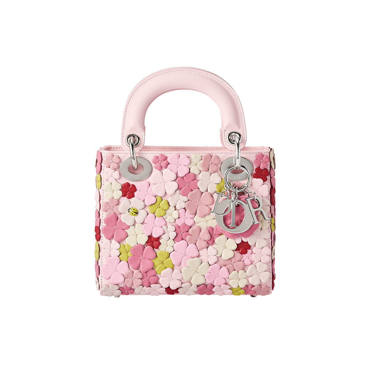 立体的な小花がプレイフルなバッグ（H15×W18×D7cm）¥1,400,000／Dior（クリスチャン ディオール）