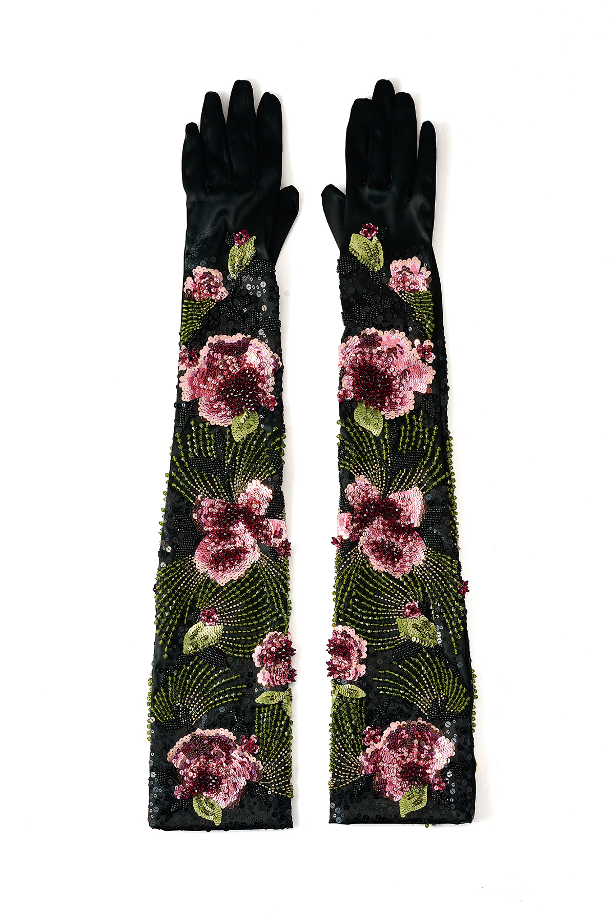 大胆なシークインのロンググローブ　参考商品／Versace（ヴェルサーチェ ジャパン）