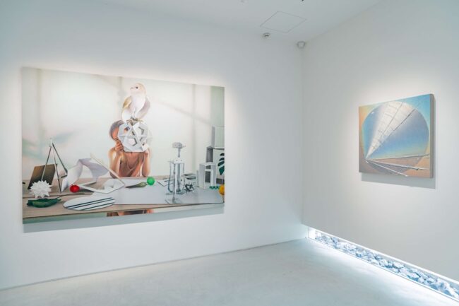 薄久保香＋大庭大介 二人展「第三の径」イムラアートギャラリー（京都）の展示（2025年10月）