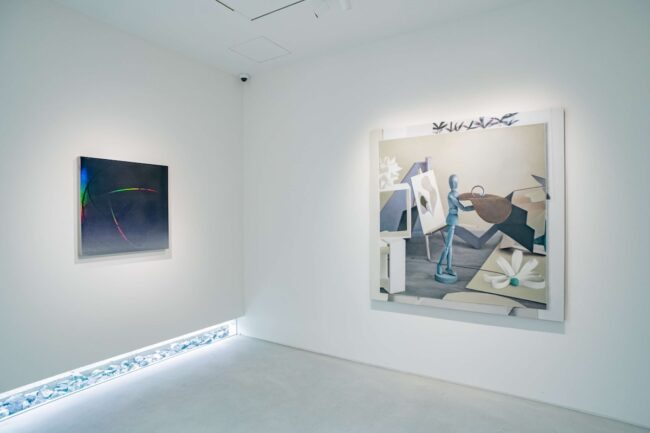 薄久保香＋大庭大介 二人展「第三の径」イムラアートギャラリー（京都）の展示（2025年10月）