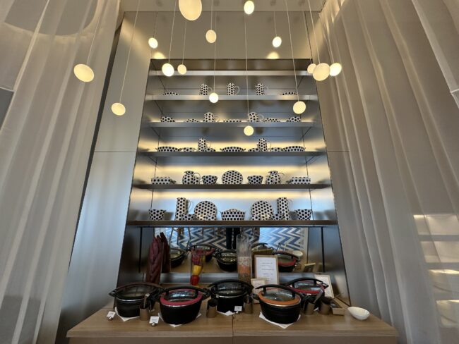 暖かいアメリカンブレックファストも