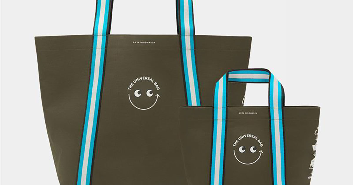 エコバッグのデザイン性が際立つムード