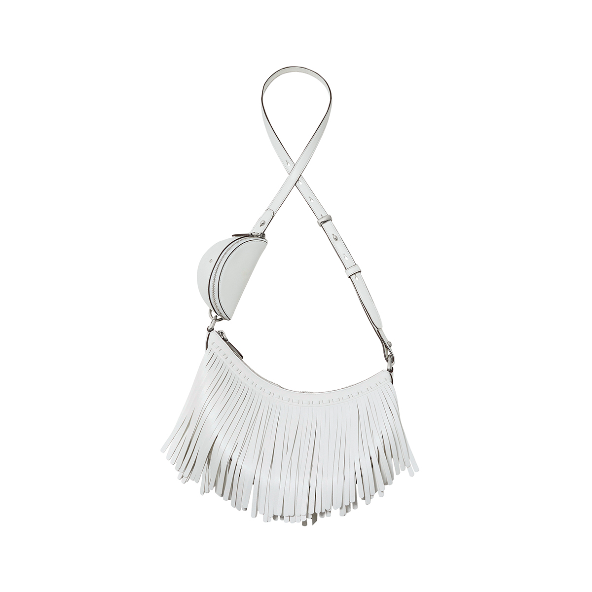 ボヘミアンなクロスボディバッグ（H22×W26×D7cm）￥66,000／Kate Spade New York（ケイト・スペード カスタマーサービス）