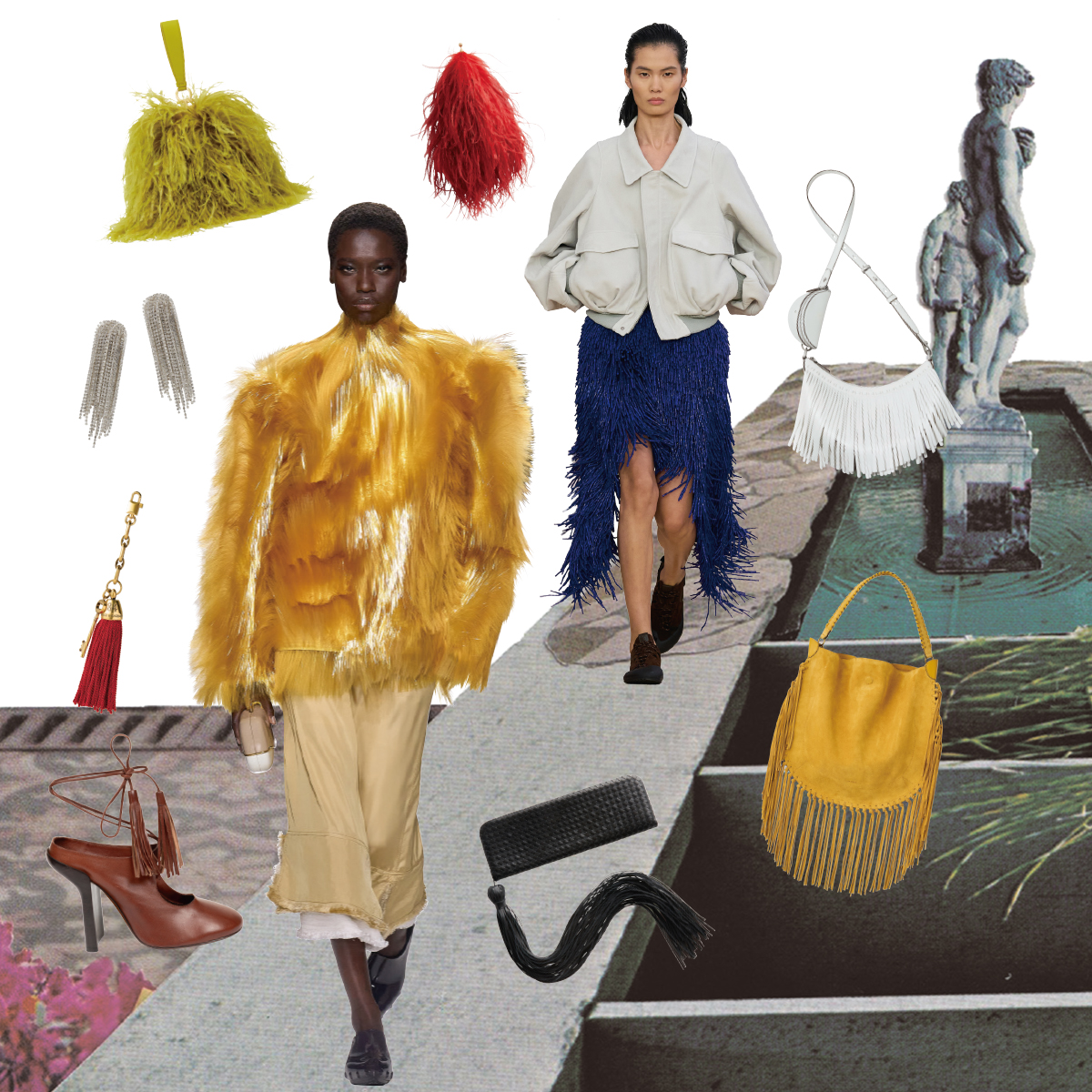 【6つの世界へ誘う、春夏トレンド小物図鑑】揺れ動くエアリーなアイテム