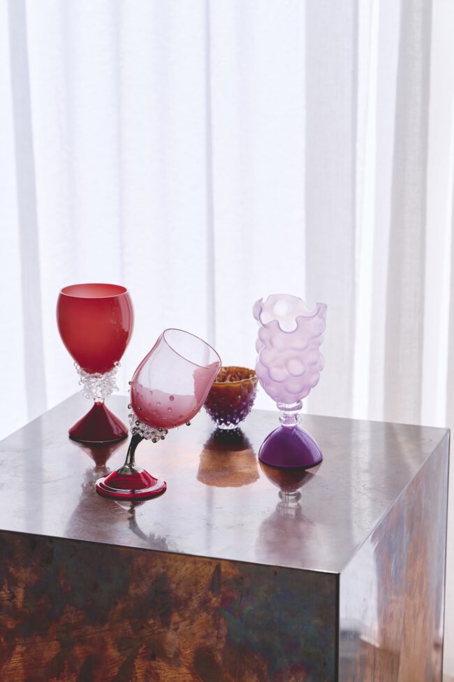 グラス（左から） ¥22,000 ¥20,000 ¥14,300  ¥20,000