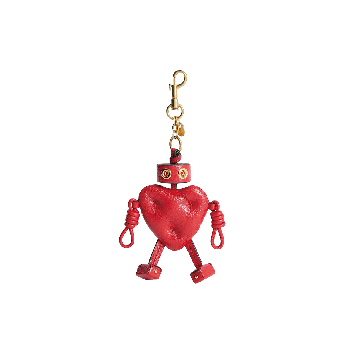 ハート型ロボットのチャーム¥45,100／Anya Hindmarch（アニヤ・ハインドマーチ ジャパン）