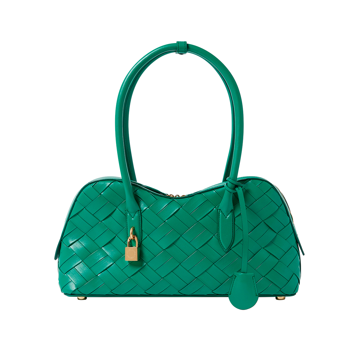 彫刻的なバッグ（H17.5×W36×D10cm）¥297,000／Stella McCartney（ステラ マッカートニー ジャパン）