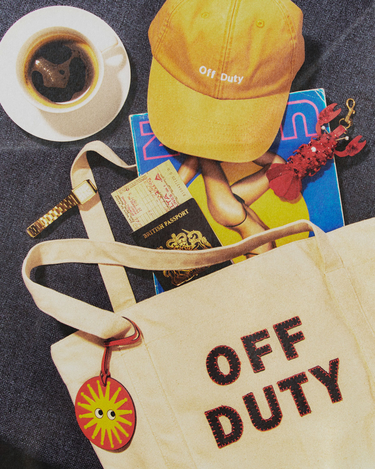 キャップ（¥8,800）は神戸店のみの販売。オンラインでの販売なし