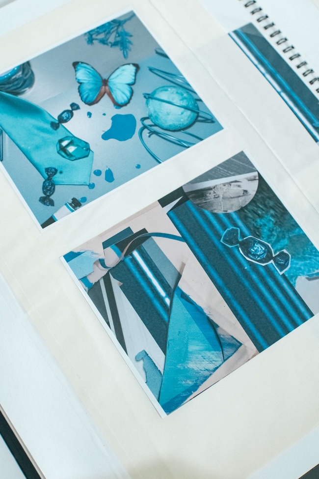 『ファーブル昆虫記』の「青の時間」という概念をテーマに、夜が終わり、まだ朝が訪れていない。終わりと始まりの境界にあるその曖昧な時間について考えていたシリーズ。