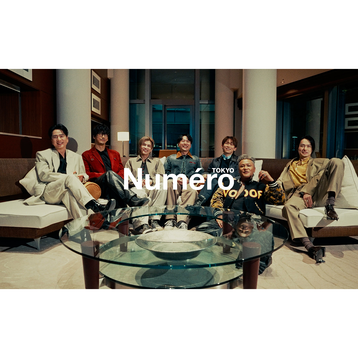 三代目 J SOUL BROTHERSが出演する『Numéro TOKYO』5月号特装版の撮影