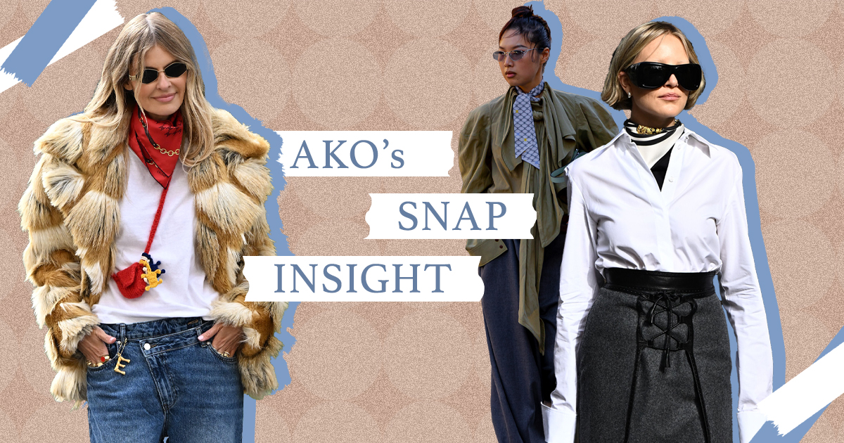 スカーフを主役にする着こなし提案