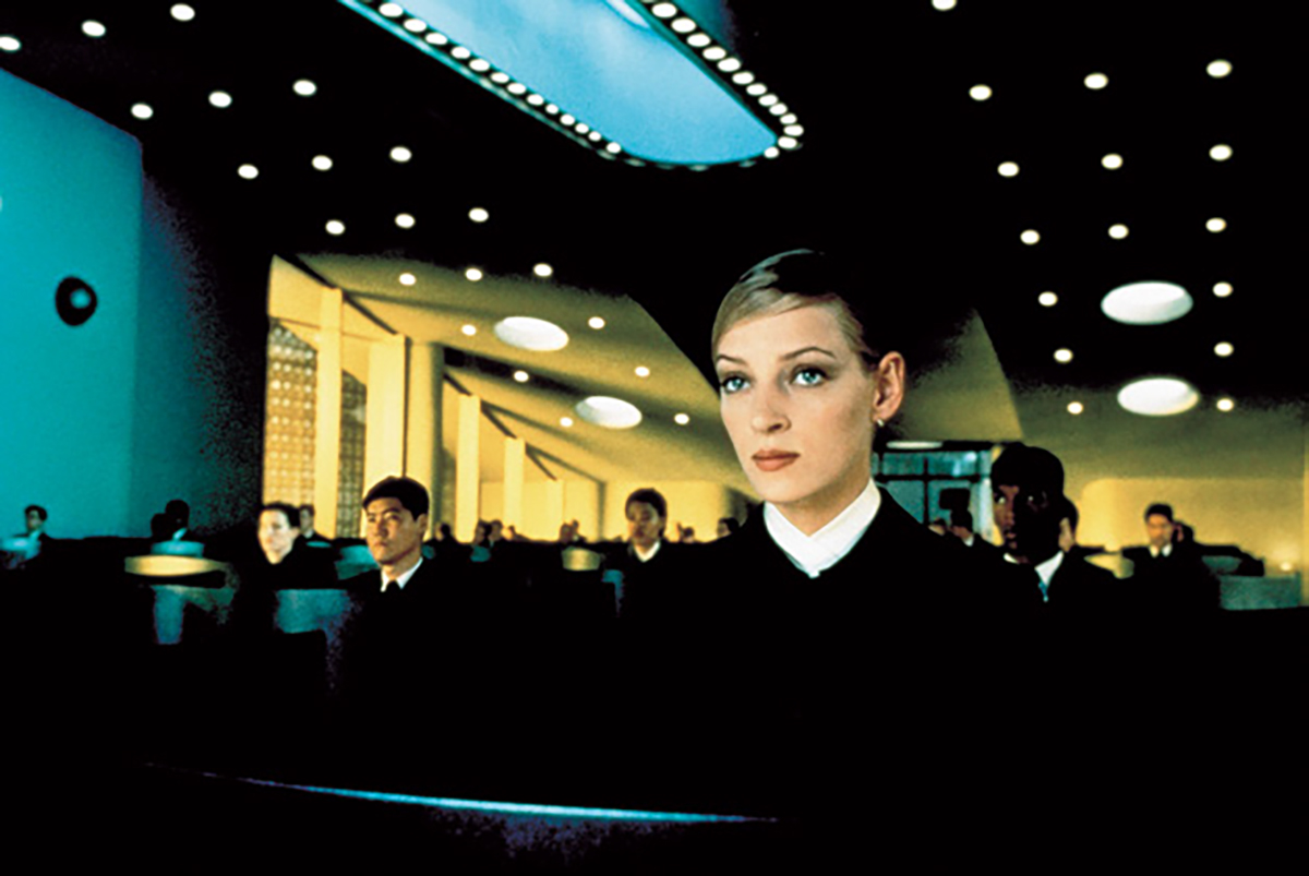 『ガタカ』（1997） 監督：アンドリュー・ニコル 主演：イーサン・ホーク、ユマ・サーマン、ジュード・ロウ　遺伝子操作が当たり前となった近未来社会で、“不適合者”として生まれた男が運命に抗うSFドラマ。冷静でミニマルな世界観の中で、人間の意志と可能性を問う。