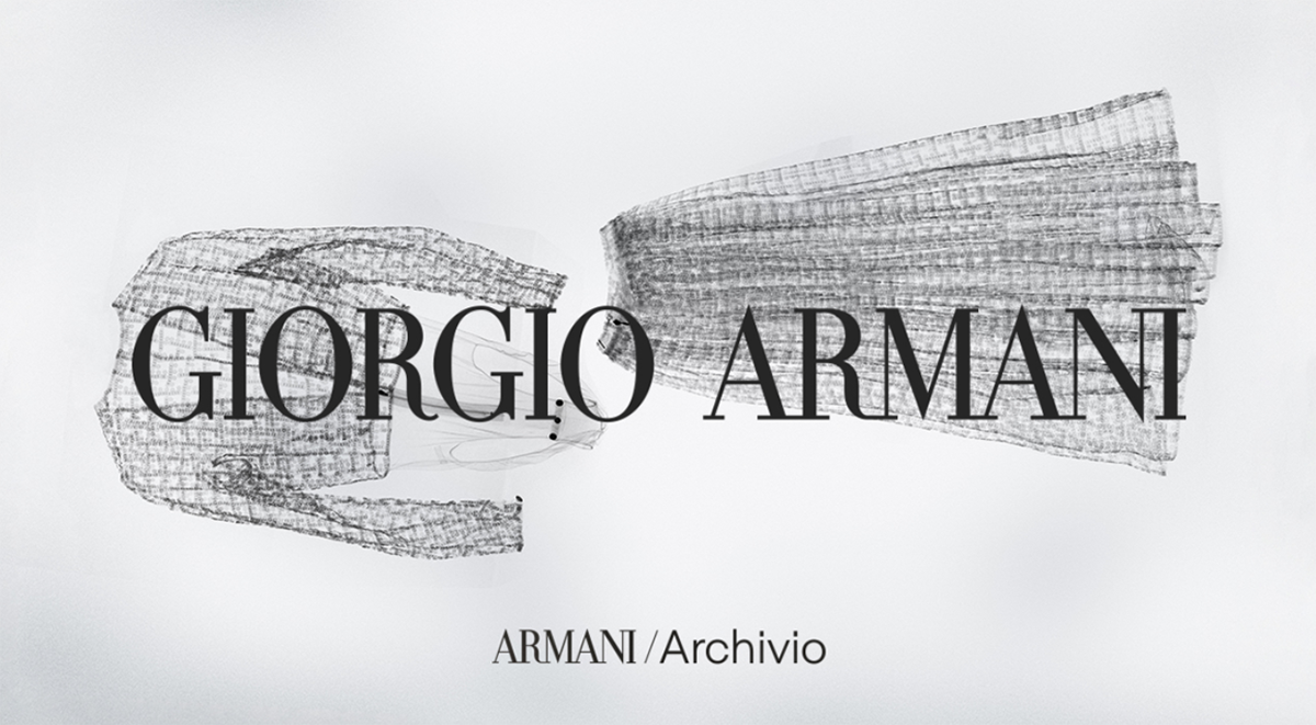 「ARMANI/Archivio（アルマーニ / アルキビオ）」のサイトイメージ。