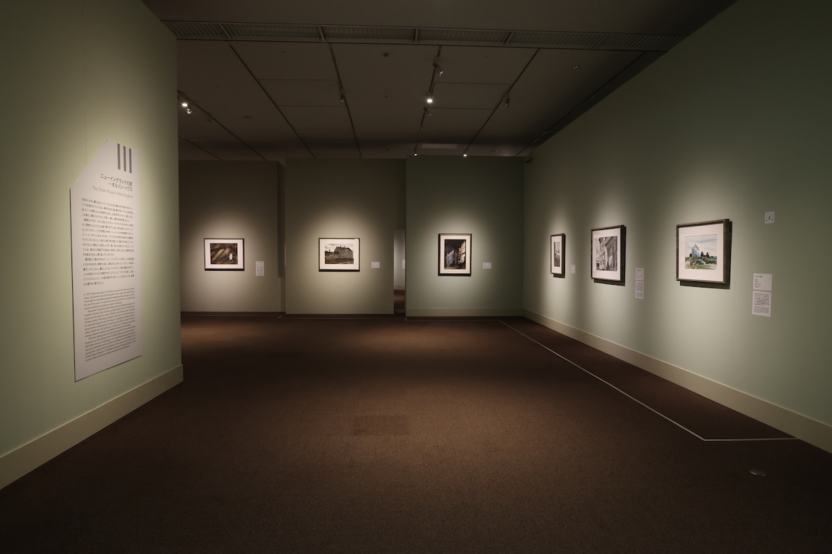 「東京都美術館開館100周年記念　アンドリュー・ワイエス展」展示風景、東京都美術館、2026年