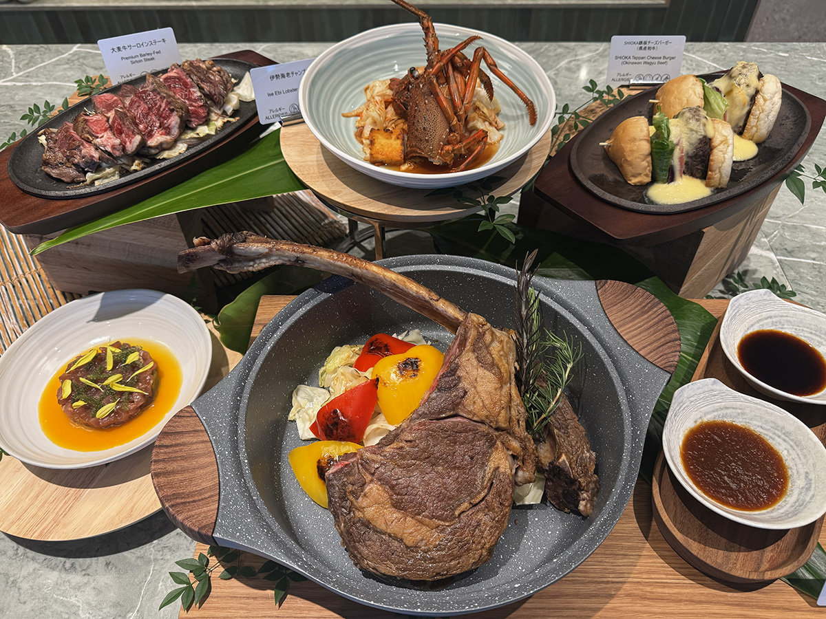 沖縄食材を使用したシグネチャーメニュー
