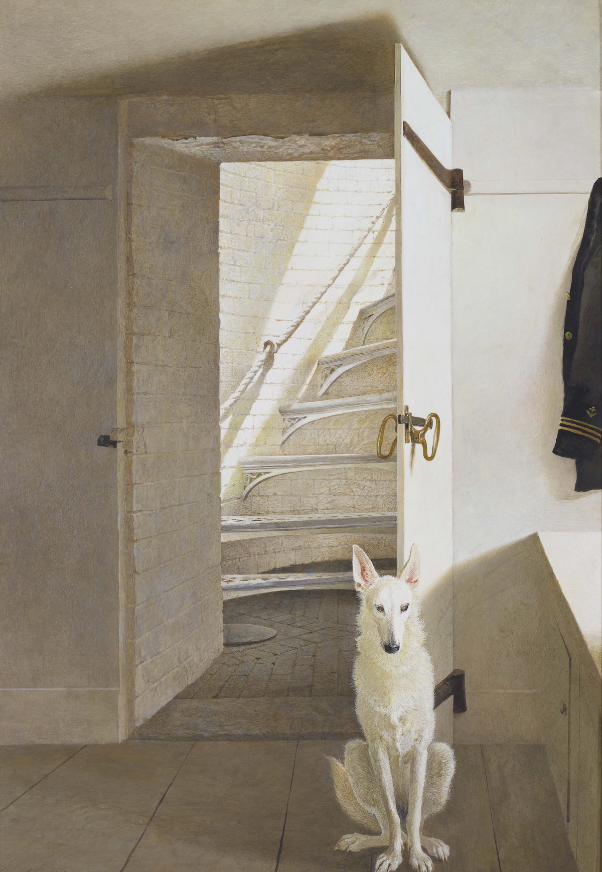 《灯台》 1983年 テンペラ、パネル 84.5×57.8cm ユニマットグループ ©2026 Wyeth Foundation for American Art / ARS, New York / JASPAR, Tokyo