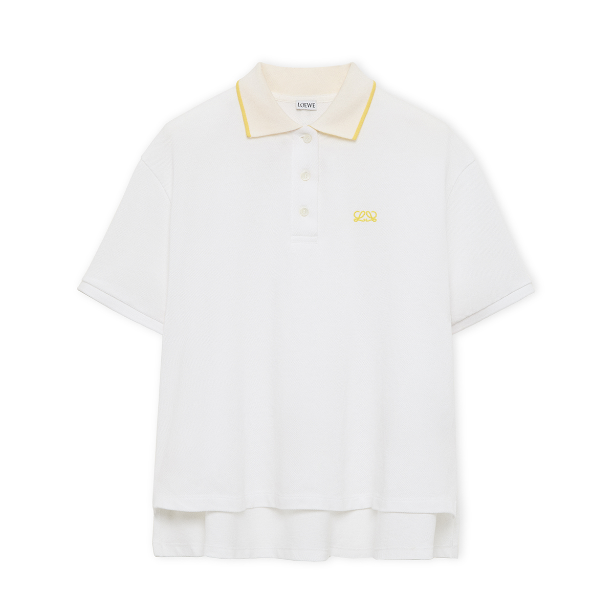 ポロシャツ￥100,100／Loewe（ロエベ ジャパン クライアントサービス 03-6215-6116）
