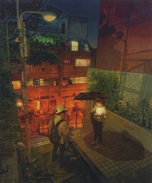 「Searching For Home」 194.0 x 162.0cm, Acrylic & Oil on Linen over Panel, 2021