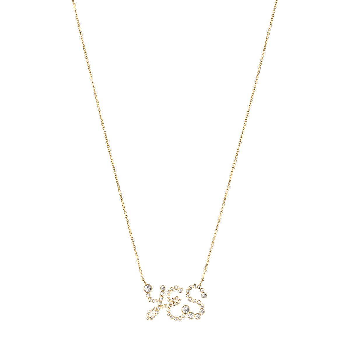 Yes ネックレス（K18YG×DIA）¥1,837,000 ※先行発売