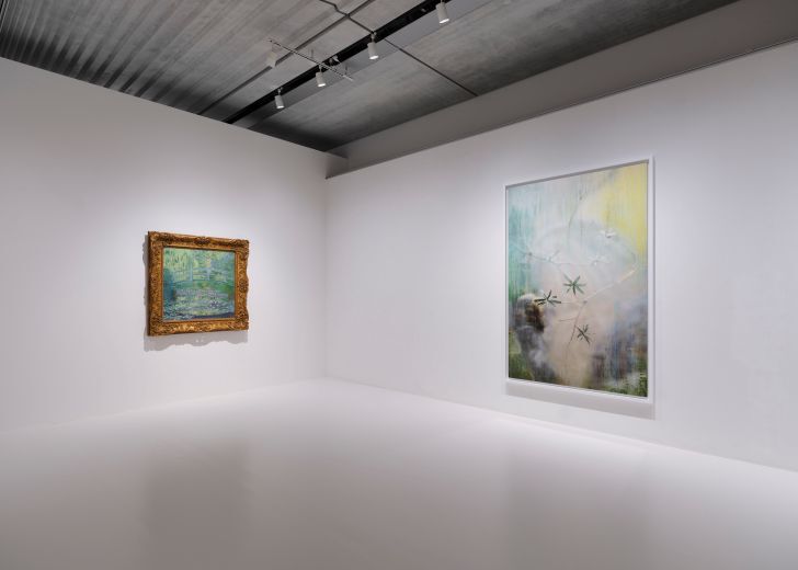 展示風景より。「あたらしい目—モネと21世紀のアート」ポーラ美術館（2026年） 撮影：中川周 ©Noémie Goudal Courtesy of the artist and Edel Assanti
