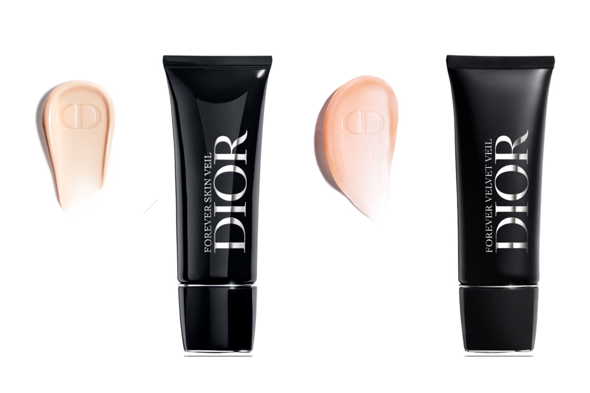 左から： ディオール フォーエヴァー スキン ヴェール SPF50 PA+++、同 ベルベット ヴェール SPF15 PA++ 各¥7,370