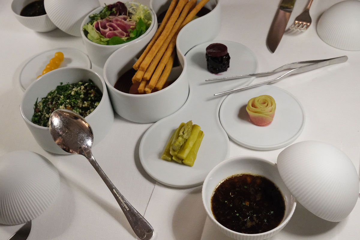 右手前が「Royale of Foie Gras」
