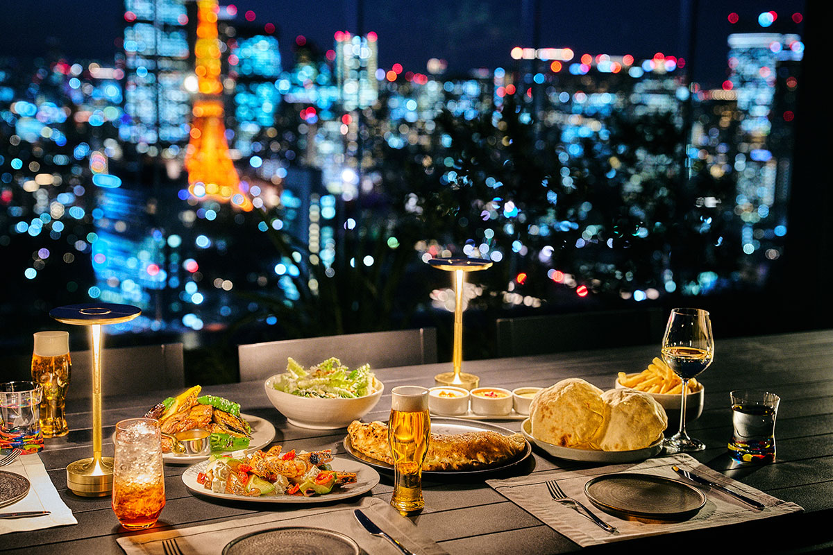 「Kiln&Tonic」のテラス席とテラスプラン