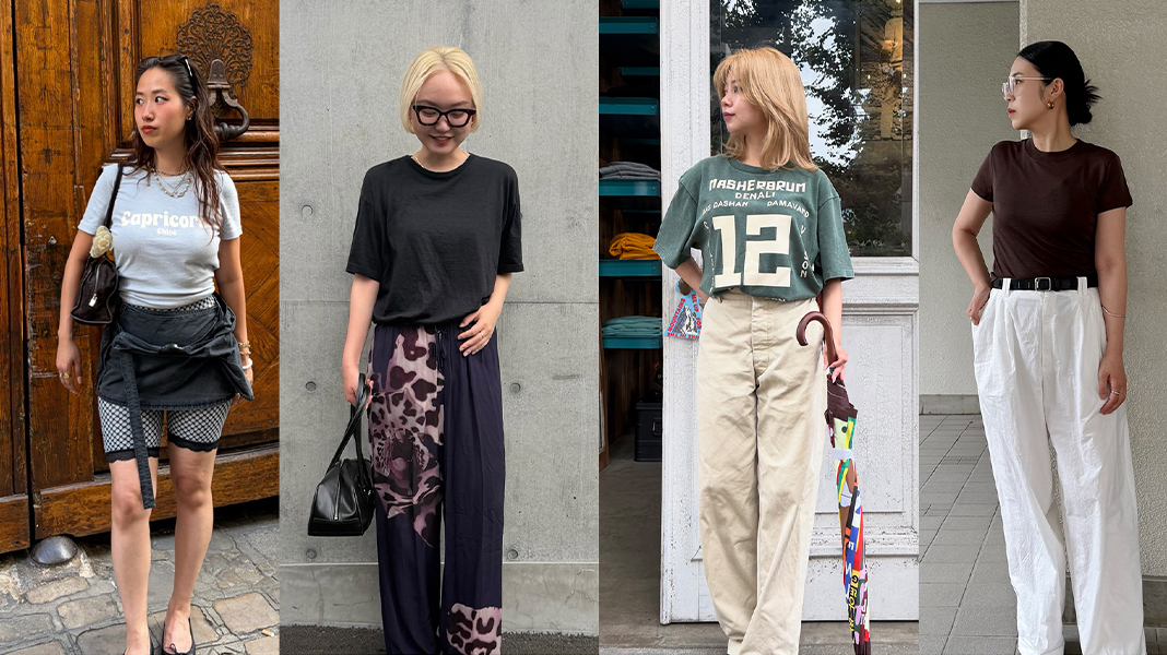 おしゃれな人のTシャツコーデ。愛用ブランド＆着こなしをスナップ