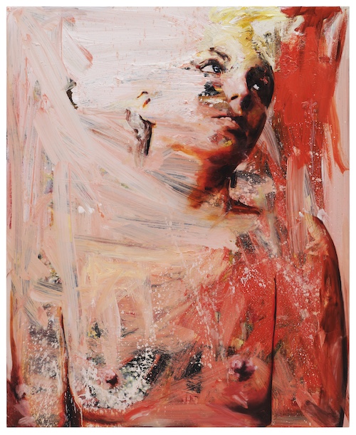 『Naked Truth - The Eyes -』2026 油彩、⽊製パネル 135.0×100.0cm