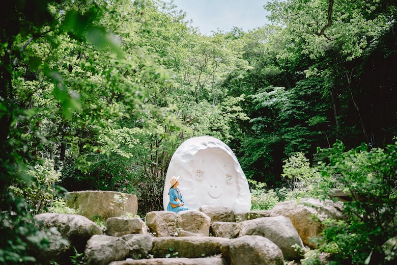 奈良美智『Peace Head』 Artwork:©Yoshitomo Nara