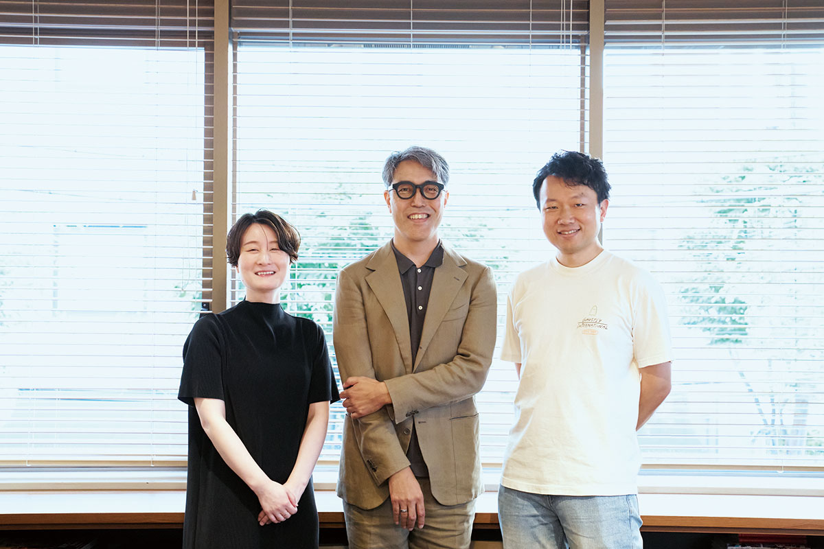 (写真)左から:クリエイティブ・ストラテジストの白石今日美、代表取締役社長/エグゼクティブプロデューサーの高橋裕士、クリエイティブディレクター/ディレクターの北畠遼。