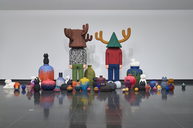 岡山県立美術館「瀬戶芸美術館連携プロジェクト平子雄一展 ORIGIN」2025年 展示風景 © Yuichi Hirako photo by Osamu Sakamoto