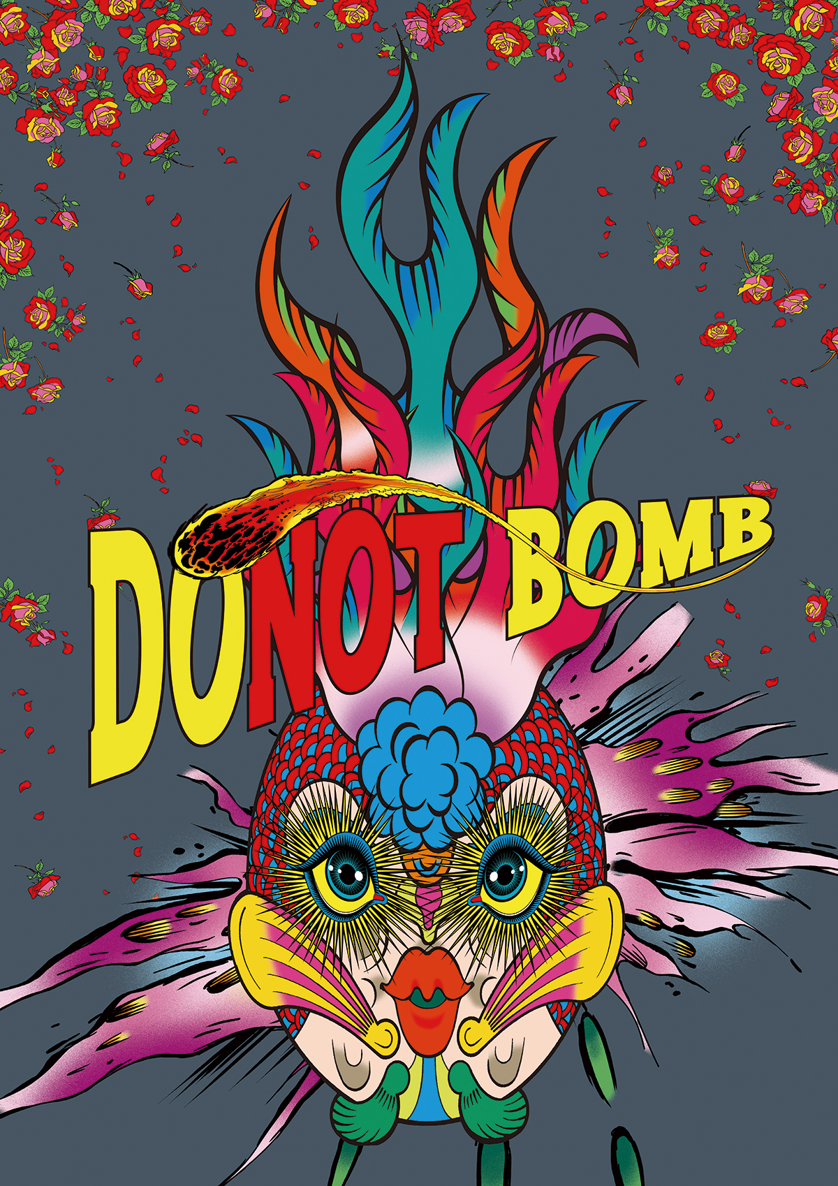 『DO NOT BOMB』2024年 ©Keiichi Tanaami Courtesy of NANZUKA