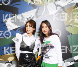 左から<br />
田中杏子(Numero TOKYO 編集長)<br />
蜷川実花(写真家)